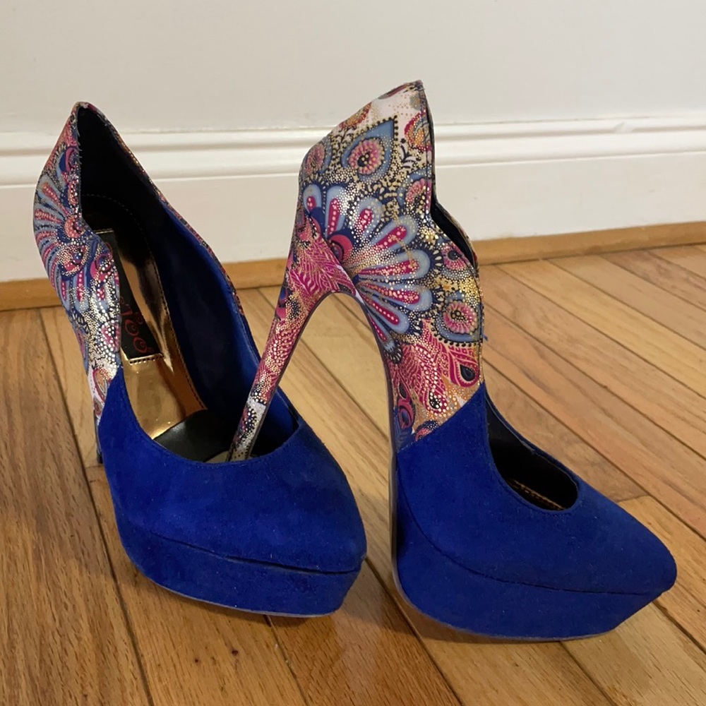 🦚 Peacock High High Heels 🦚